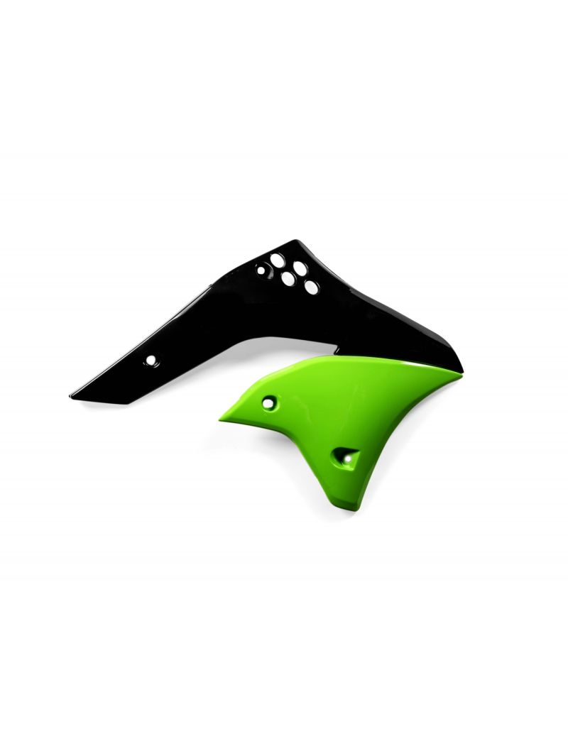 ACERBIS RADIATOR SCOOPS KAWASAKI KXF250 06-08 BLACK GREEN