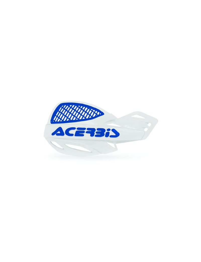 ACERBIS MX HANDGUARDS UNIKO VENTED WHITE BLUE