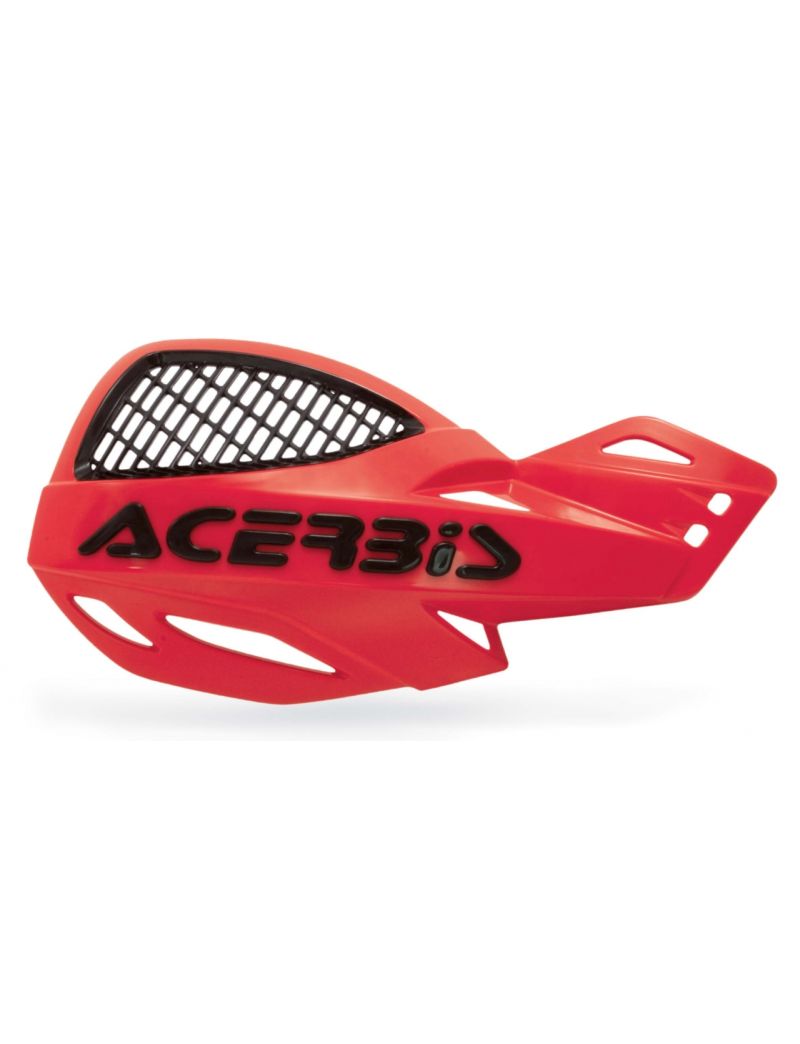 ACERBIS MX HANDGUARDS UNIKO VENTED RED BLACK