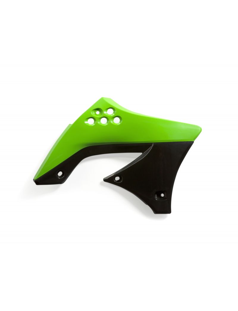 ACERBIS RADIATOR SCOOPS KAWASAKI KXF 450 09-11 GREEN BLACK