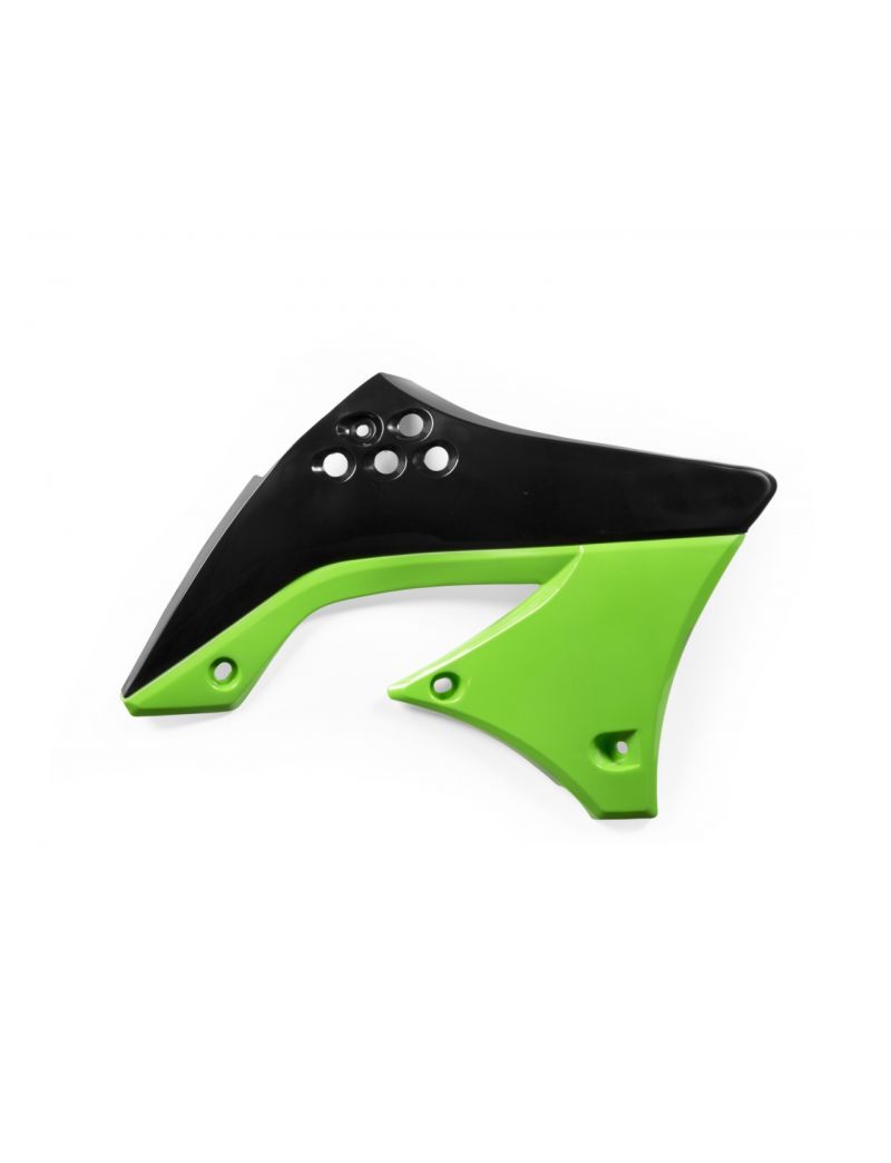ACERBIS RADIATOR SCOOPS KAWASAKI KXF 450 09-11 BLACK GREEN
