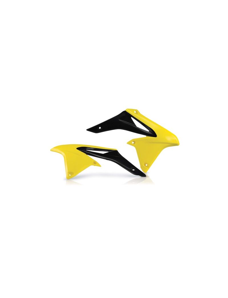 ACERBIS RADIATOR SCOOPS SUZUKI RMZ 250 10/18 - YELLOW/BLACK