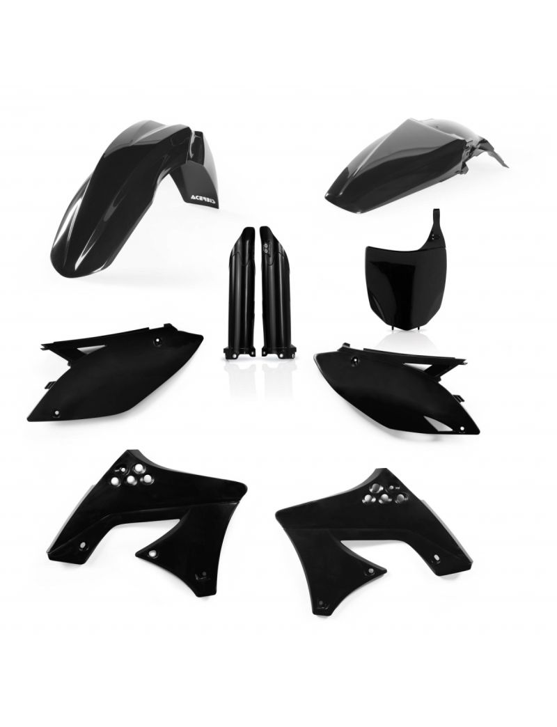 ACERBIS FULL PLASTIC KIT KAWASAKI KXF250 09/12 BLACK