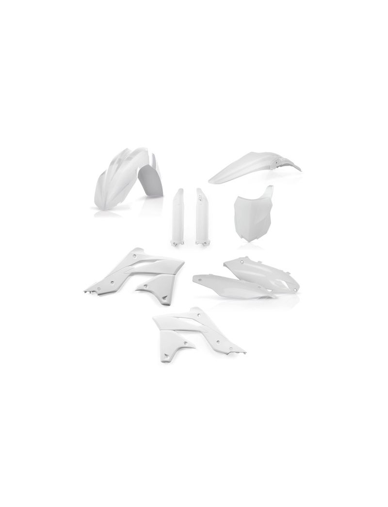 ACERBIS FULL PLASTIC KIT KAWASAKI KXF250 13/16 WHITE