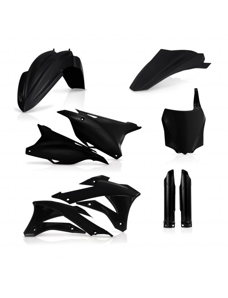 ACERBIS FULL PLASTIC KIT KAWASAKI KX 85/100 14/21 BLACK