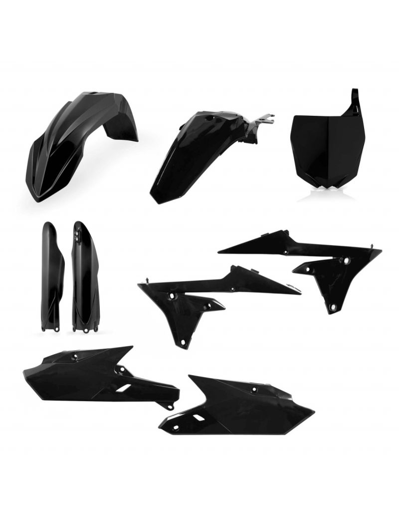 ACERBIS FULL PLASTIC KIT YZF 250 14/18 + YZF 450 14/17 BLACK