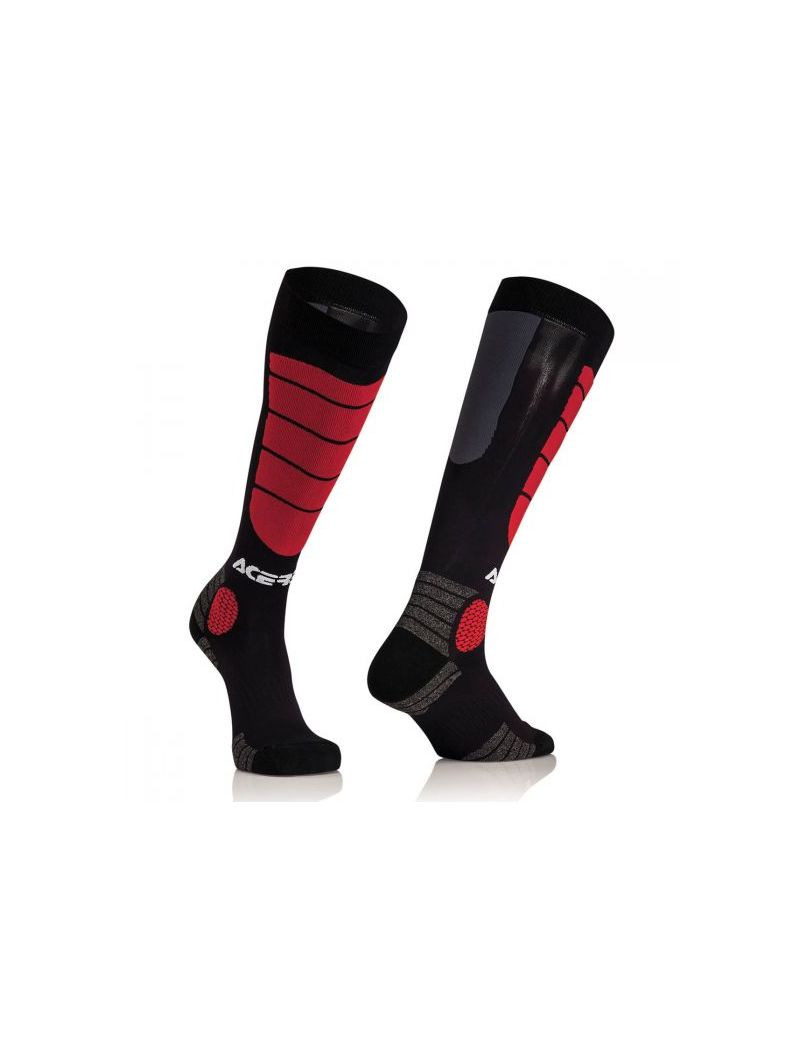 ACERBIS SOCKS MX IMPACT BLACK RED