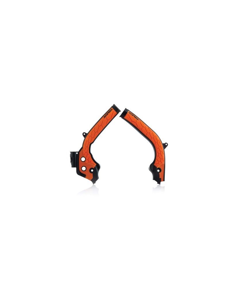 ACERBIS FRAME PROTECTOR X-GRIP KTM SX-SXF 16/18 + EXC-EXCF 17/19 + HUSQVARNA FC-TC 16/18 + FE-TE 16/19  BLACK ORANGE