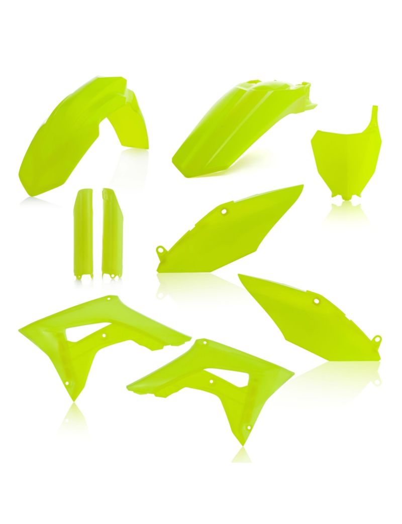 ACERBIS FULL PLASTIC KIT HONDA CRF 450R 17/18 + CRF 250R 2018 FLUO YELLOW