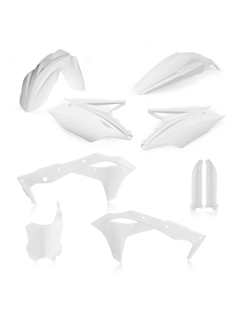 ACERBIS FULL PLASTIC KIT KAWASAKI KXF 250 17/20 WHITE