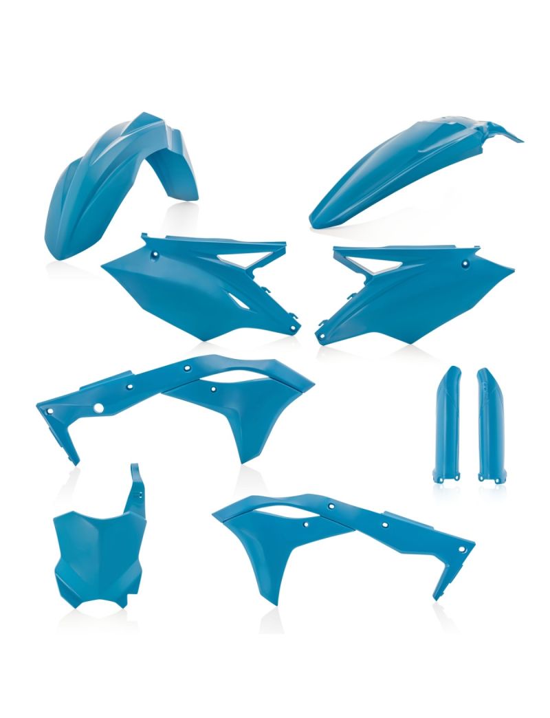 ACERBIS FULL PLASTIC KIT KAWASAKI KXF 250 17/20 LIGHT BLUE
