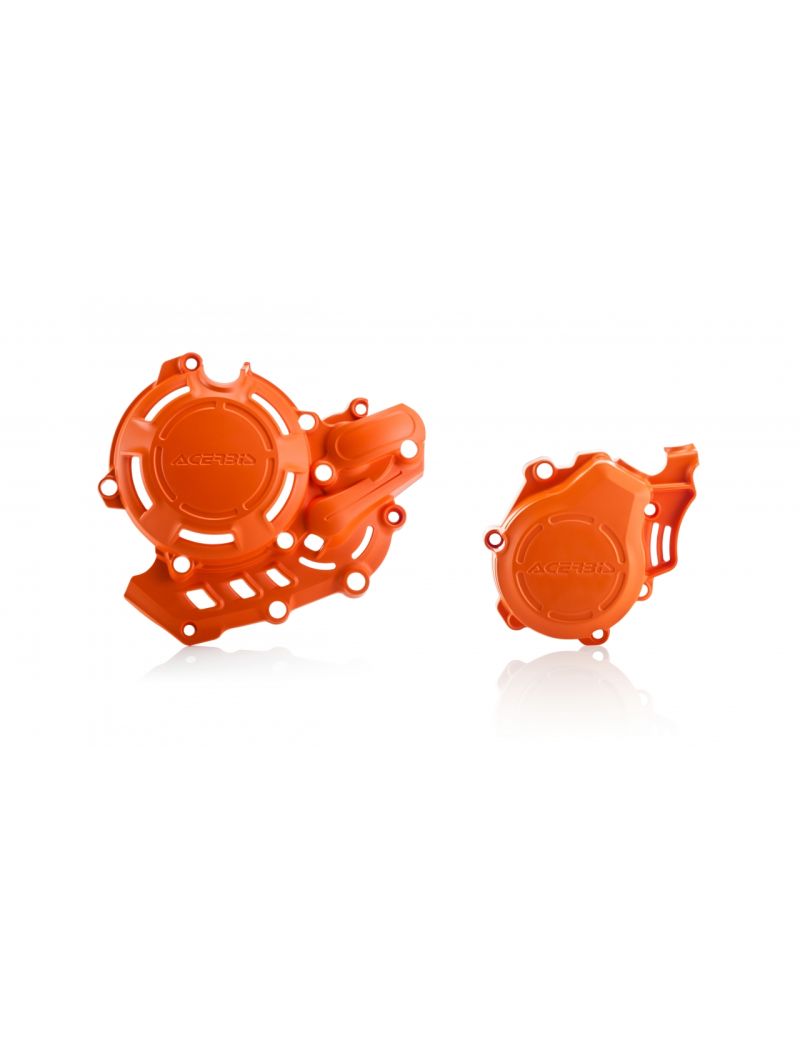 ACERBIS X-POWER ENGINE PROTECTOR KTM SXF 450 16/22 - HUSQ FC 450 16/23 - GASGAS EX 450F 21/23 ORANGE