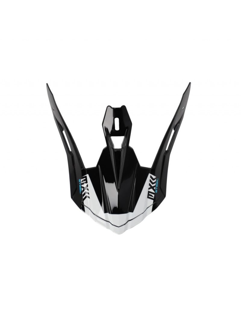 ACERBIS VISOR STEEL CARBON HELMET - BLACK/BLUE