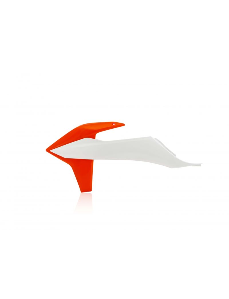 ACERBIS RADIATOR SCOOPS KTM SX SXF 2019/2022 EXC EXC-F 2020-2023 ORANGE WHITE