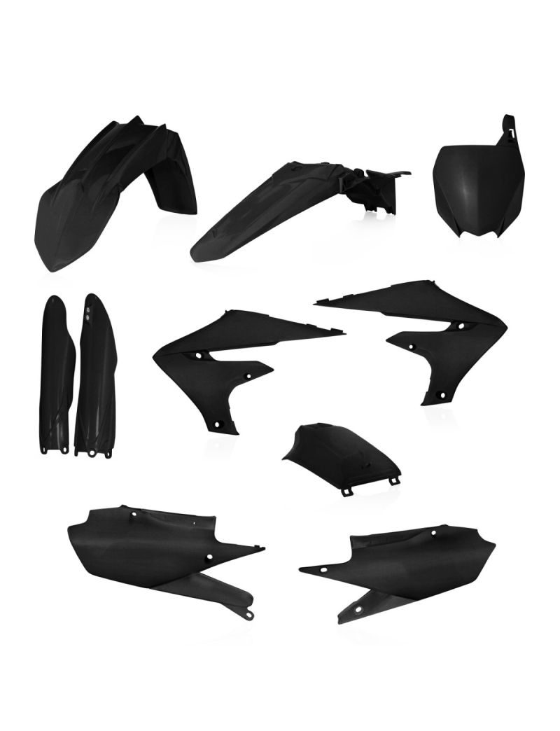 ACERBIS FULL PLASTIC KIT YAMAHA YZF 250 19/23 + YZF 450 18/22 METALLIC BLACK