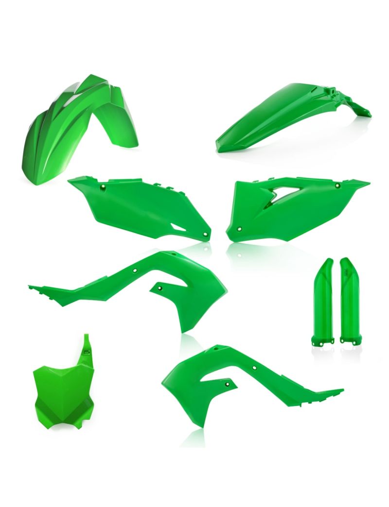 ACERBIS FULL PLASTIC KIT KAWASAKI KXF 450 19/23 KXF 250 20/24 GREEN