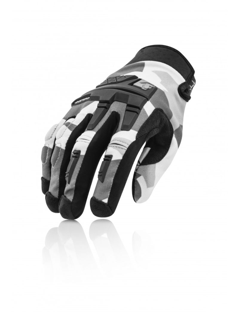ACERBIS X-ENDURO GLOVES WHITE GREY