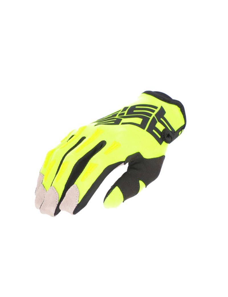 ACERBIS MX KIDS GLOVES MX-X-H HOMOLOGATED FLUO YELLOW