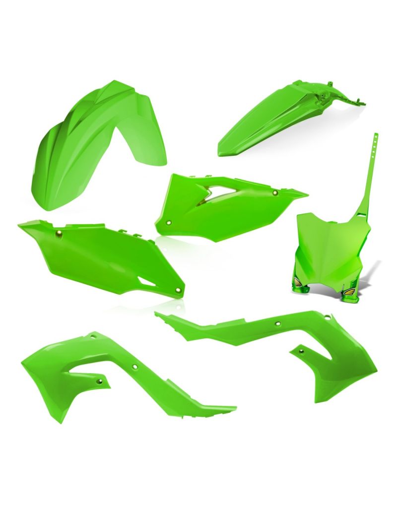 CYCRA PLASTIC KIT  KAWASAKI KXF 450 19/23 + KXF 250 21/24 GREEN