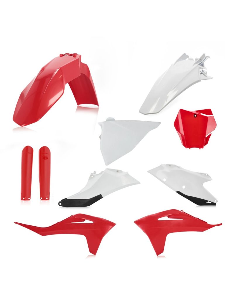 ACERBIS FULL PLASTIC KIT GASGAS MC 21/23 RED WHITE