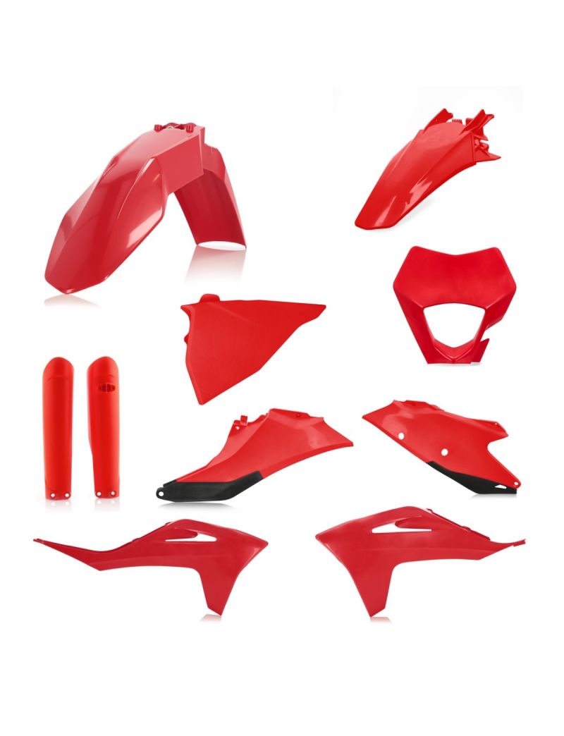 ACERBIS FULL PLASTIC KIT GASGAS EC 21/23 RED