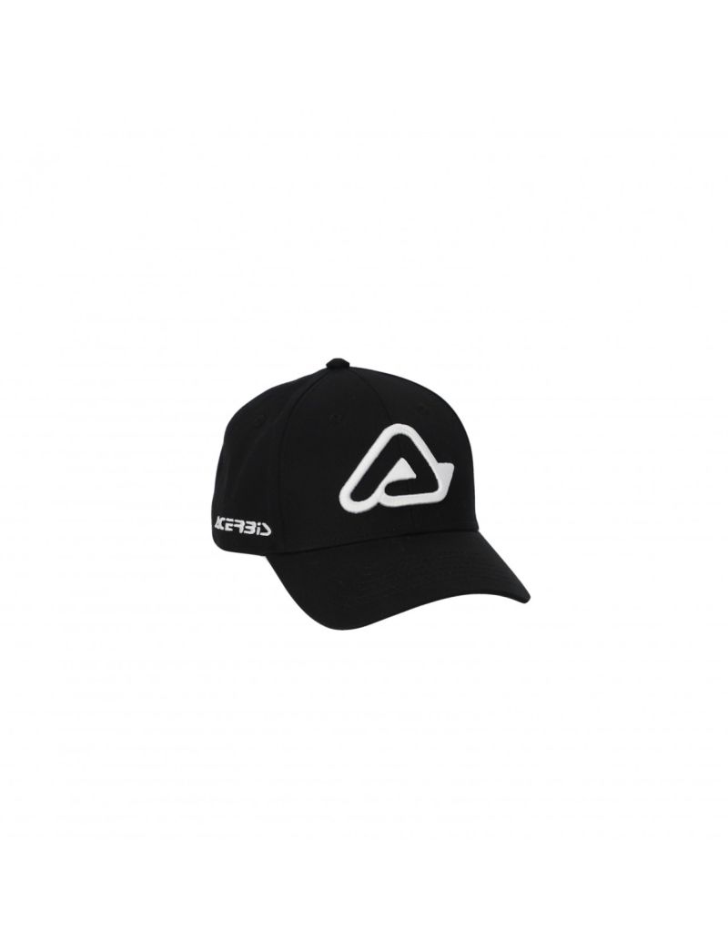 CAP LOGO ACERBIS - BLACK/WHITE