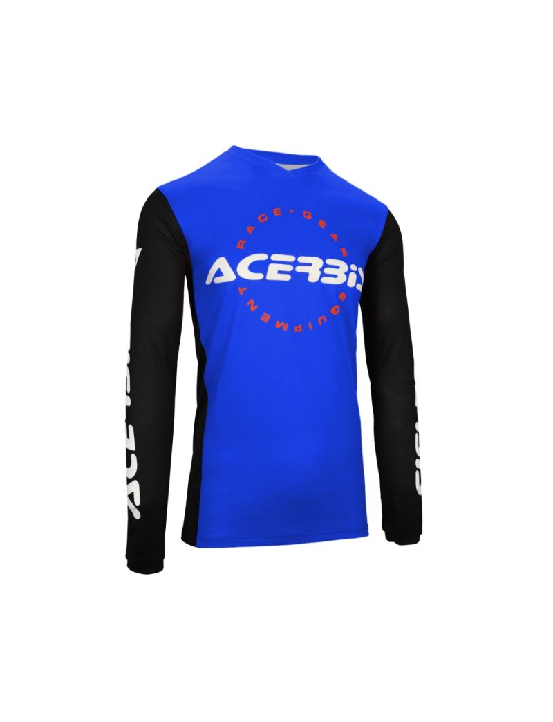 ACERBIS MX JERSEY J-TRACK BLUE BLACK