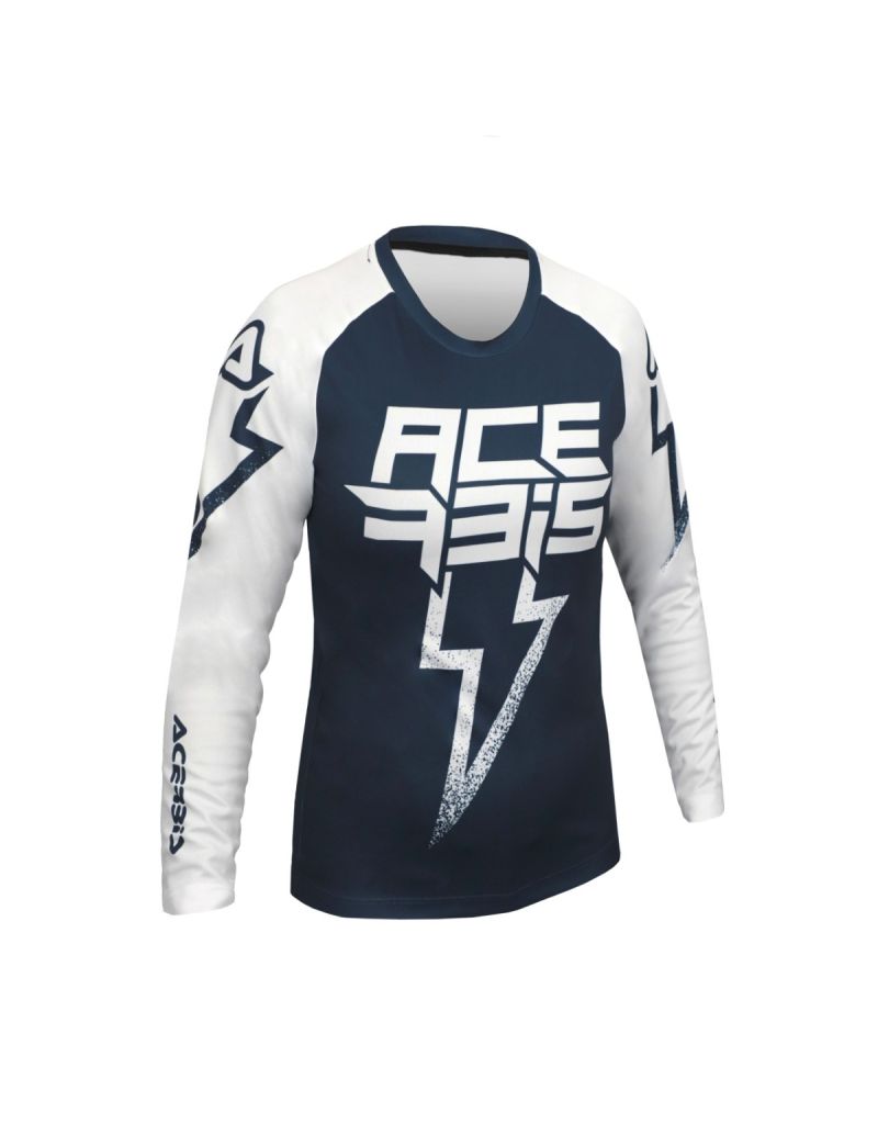 ACERBIS MX JERSEY J-KID BLUE WHITE