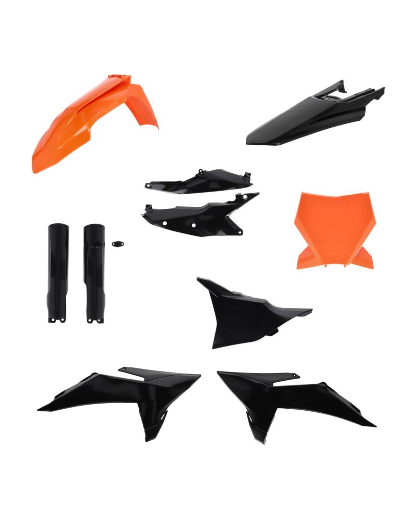 ACERBIS FULL PLASTIC KIT KTM SX/SX-F 2025 - ORANGE/BLACK