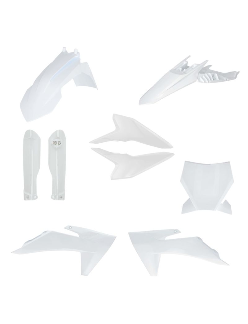 ACERBIS FULL PLASTIC KIT KTM SX 50 24/26 - WHITE