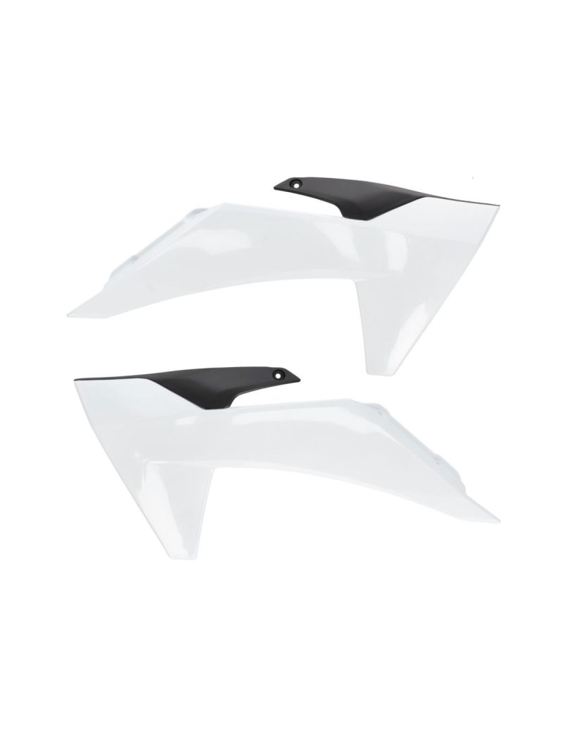 ACERBIS RADIATOR SCOOPS KTM SX 65 24/26 - WHITE/BLACK