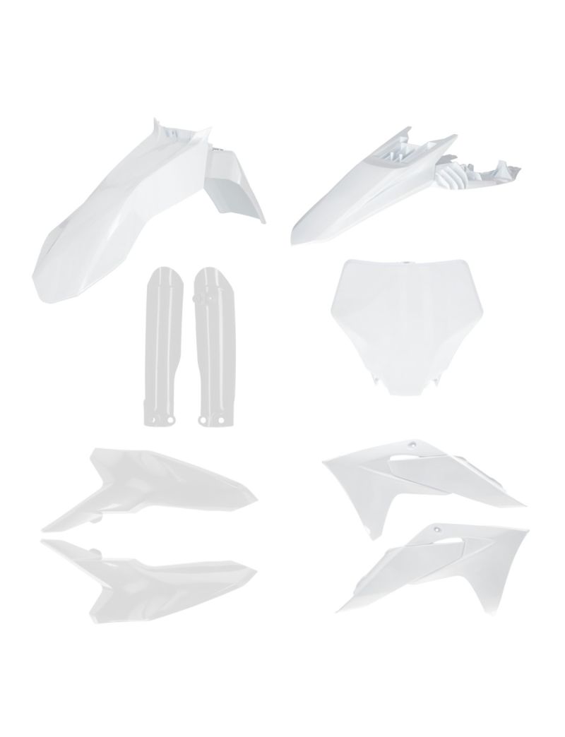 ACERBIS FULL PLASTIC KIT GASGAS MC 65 24/26 - WHITE