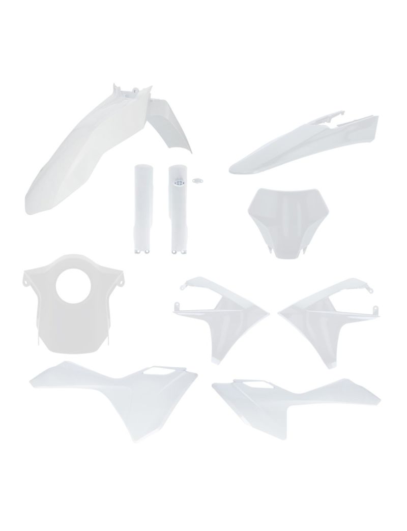 ACERBIS FULL PLASTIC KIT GASGAS MC/MC-F 24/26 - WHITE