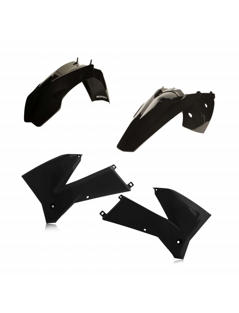 ACERBIS PLASTIC KIT KTM EXC + EXC-F 05-07 BLACK