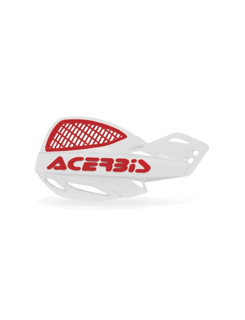 ACERBIS MX HANDGUARDS UNIKO VENTED WHITE RED