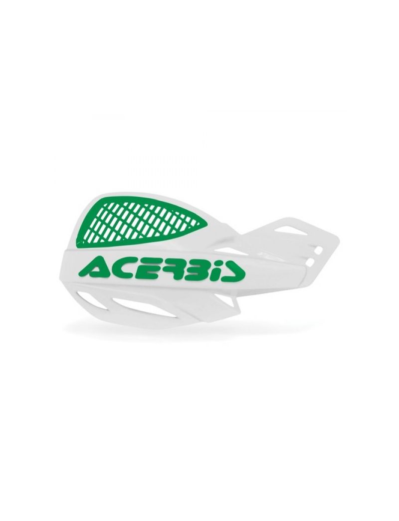 ACERBIS MX HANDGUARDS UNIKO VENTED WHITE GREEN