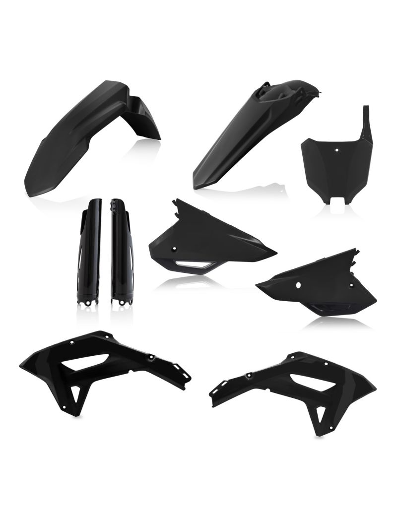 ACERBIS FULL PLASTIC KIT HONDA CRF 450RX 21/24 + CRF 250RX 22/24 BLACK