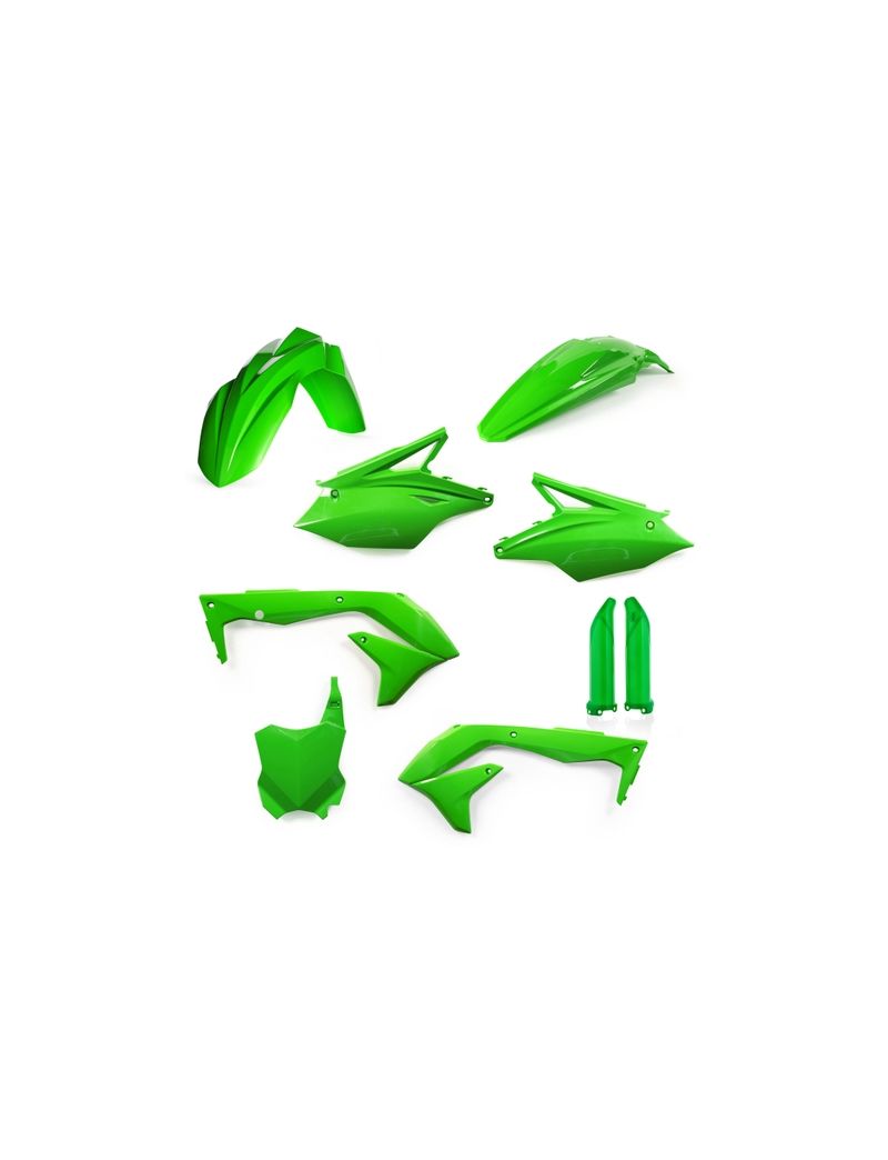 ACERBIS FULL PLASTIC KIT KAWASAKI KXF 450 2018  GREEN