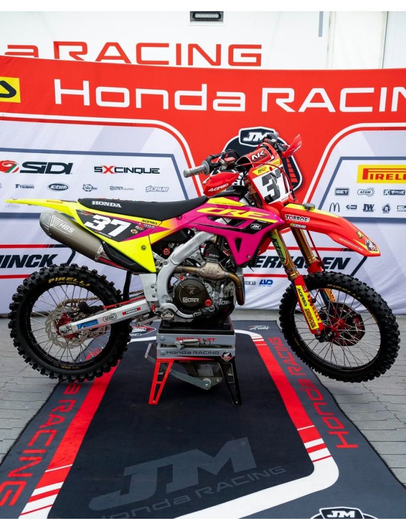 ACERBIS FULL KIT HONDA CRF450 21/24 + CRF250 22/24 - RED/YELLOW/PINK