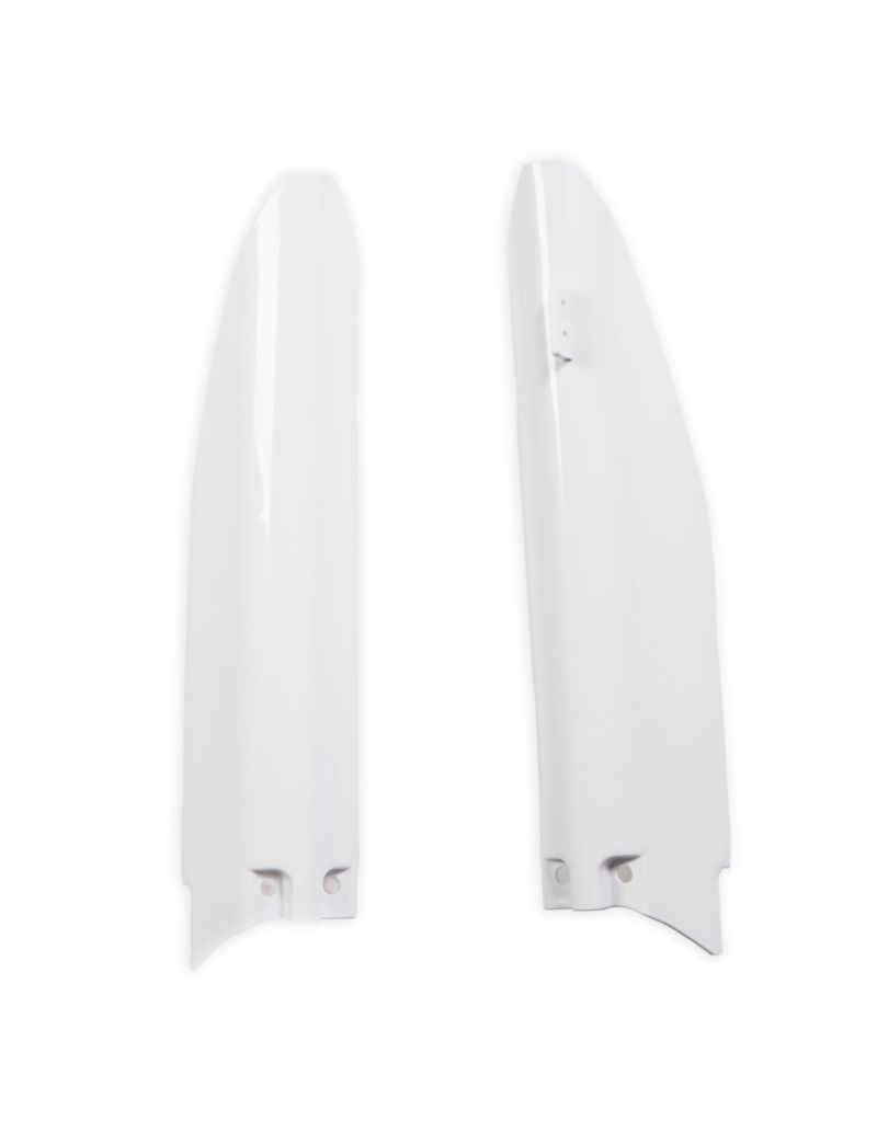ACERBIS LOWER FORK COVERS RM125/250 04-06 + RMZ450 05-06 WHITE