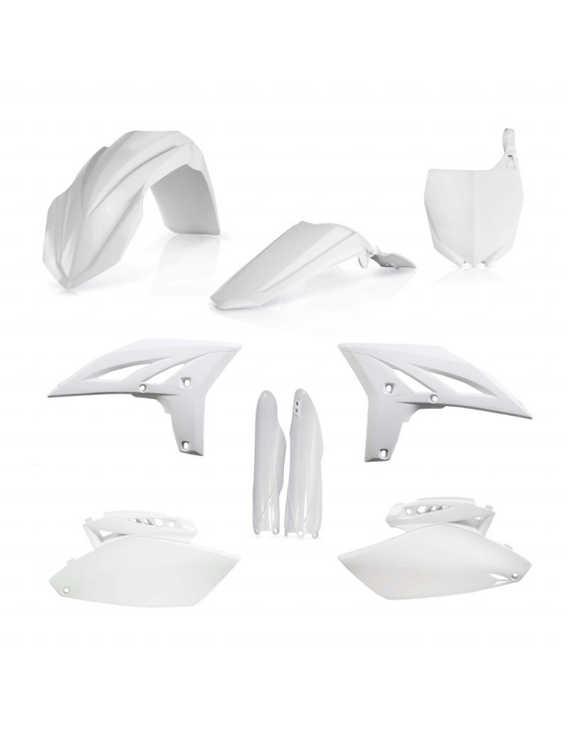 ACERBIS FULL PLASTIC KIT YAMAHA YZF 250 10/14 WHITE