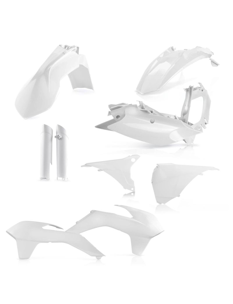 ACERBIS FULL KIT PLASTIC KTM EXC EXC-F 14/15 WHITE
