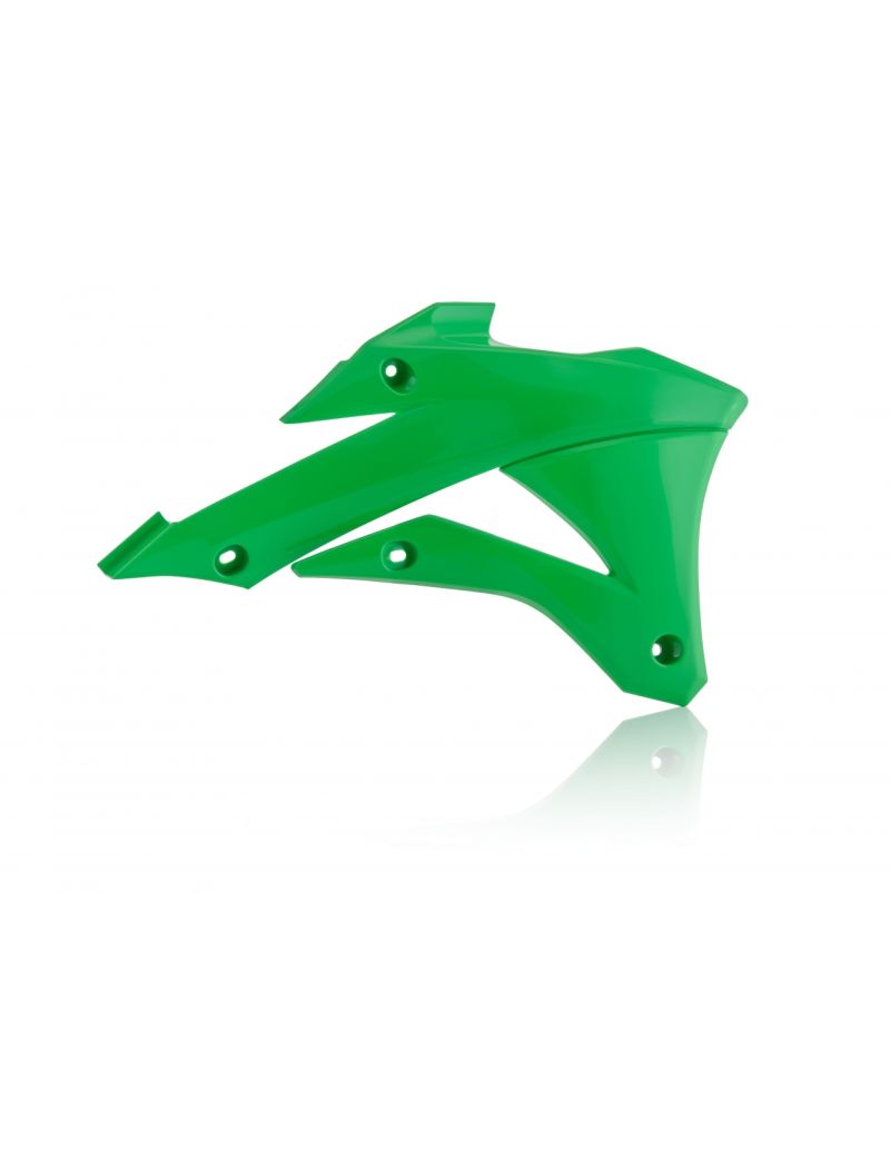 ACERBIS RADIATOR SCOOPS KAWASAKI KX 85/100 14/21 - GREEN