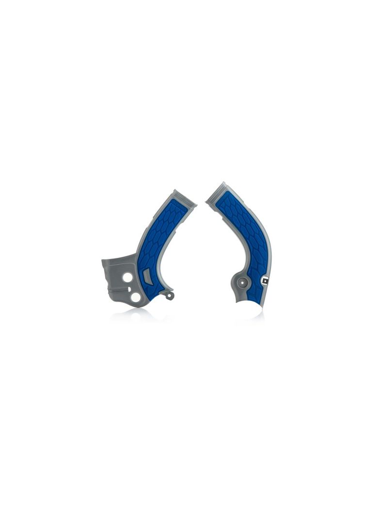 ACERBIS X-GRIP FRAME PROTECTOR YAMAHA YZF 250 14-16 + YZF 450 14-15 + WRF250 15/18 BLUE SILVER