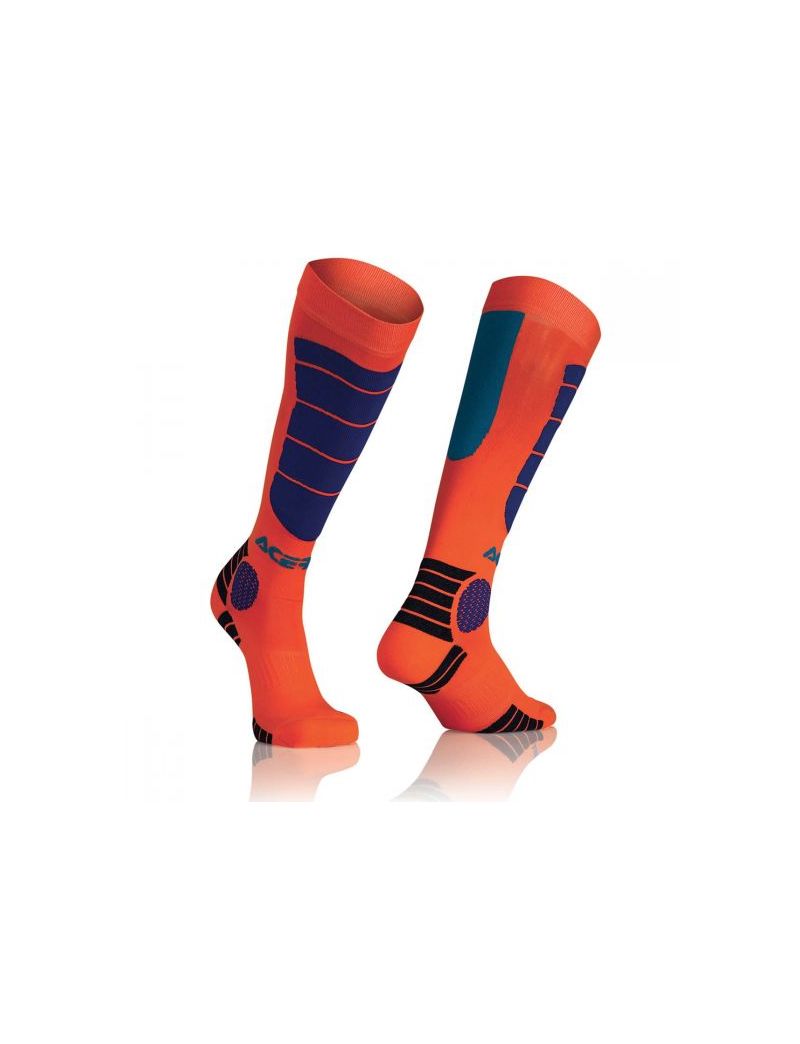 ACERBIS SOCKS MX IMPACT ORANGE BLUE