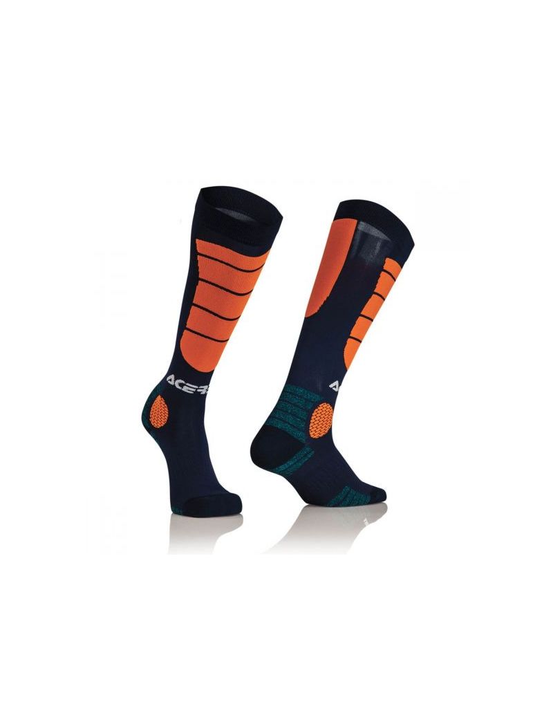 ACERBIS SOCKS MX IMPACT BLUE ORANGE