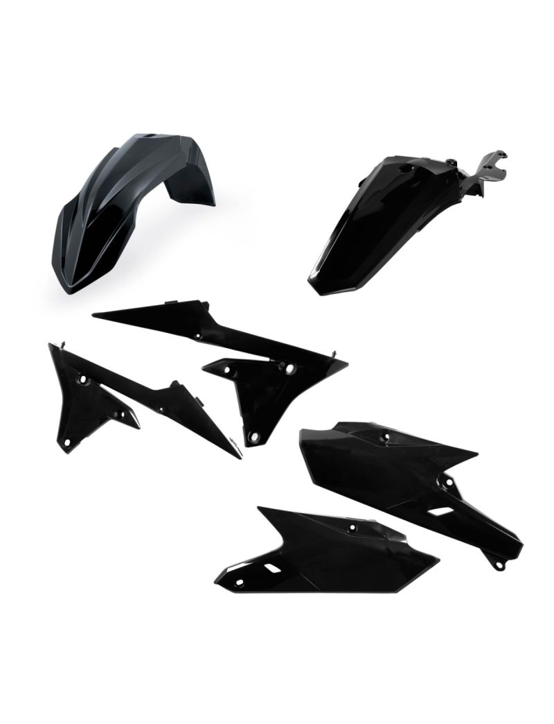 ACERBIS PLASTIC KIT YAMAHA WRF 250 15/19 + WRF 450 16/18 BLACK