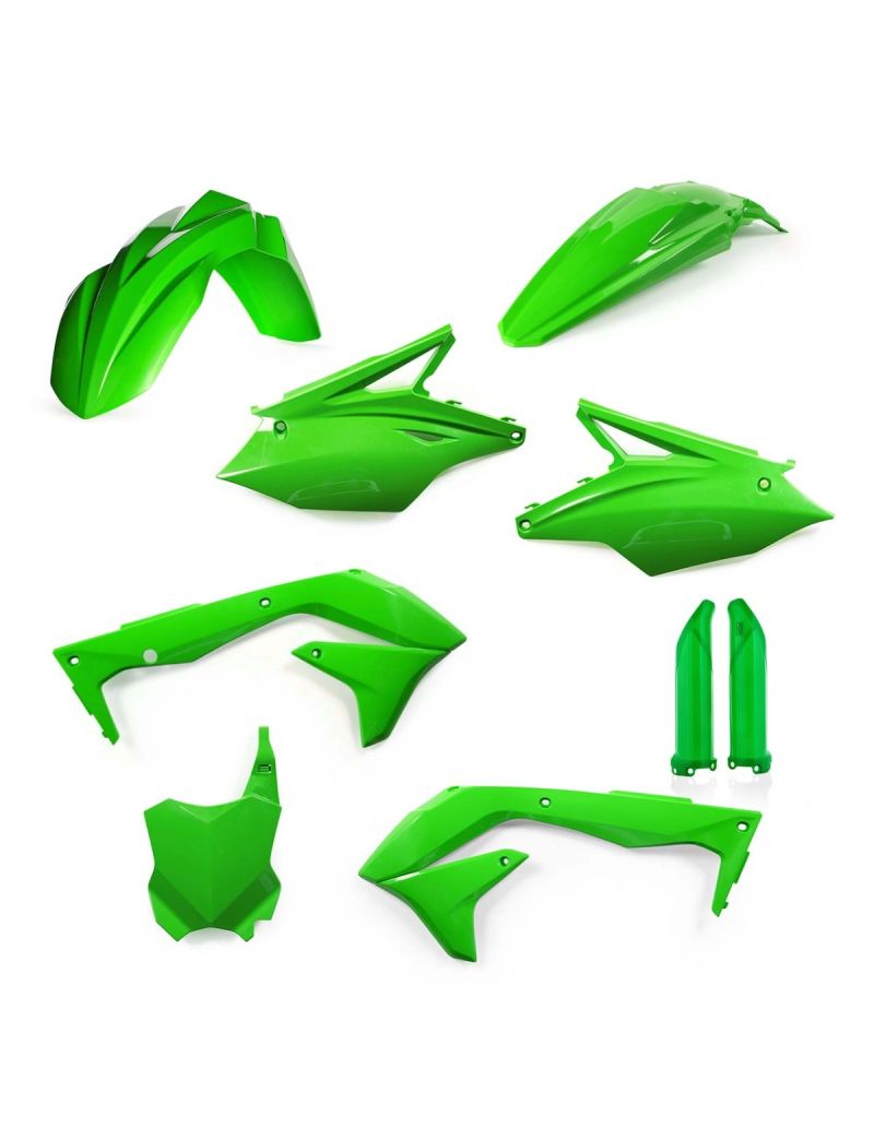 ACERBIS FULL PLASTIC KIT KAWASAKI KXF 450 16/17 GREEN