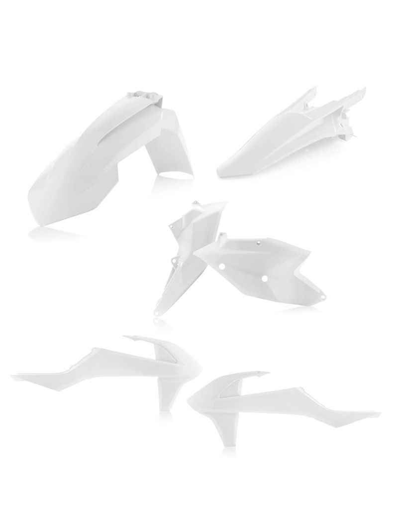 ACERBIS PLASTIC KIT KTM EXC/EXC-F 17/19 - WHITE