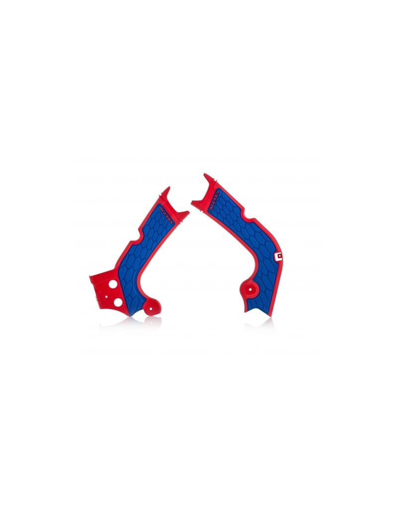 ACERBIS FRAME PROTECTOR X-GRIP HONDA CRF450R 17/18 + CRF250 18/19 RED BLUE